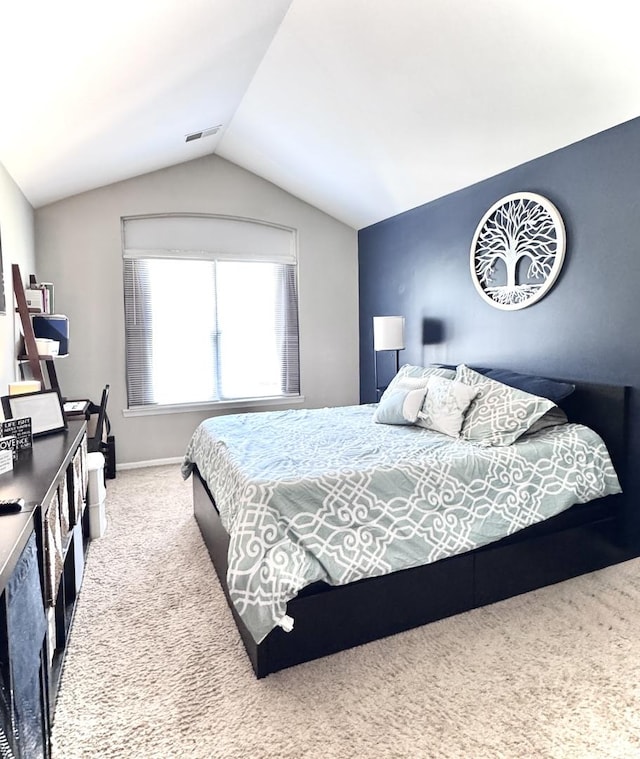 3125 Anton Dr Unit 3125, Aurora, IL 60504 - bedroom featuring carpet floors and vaulted ceiling