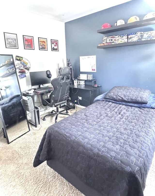 3125 Anton Dr Unit 3125, Aurora, IL 60504 - bedroom featuring carpet flooring and a desk