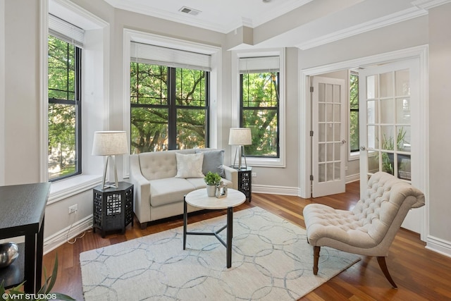4507 N Paulina St Unit 2S, Chicago, IL 60640 - sunroom with french doors
