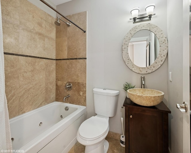 4507 N Paulina St Unit 2S, Chicago, IL 60640 - bathroom featuring a combined bath / shower with jetted tub and vanity