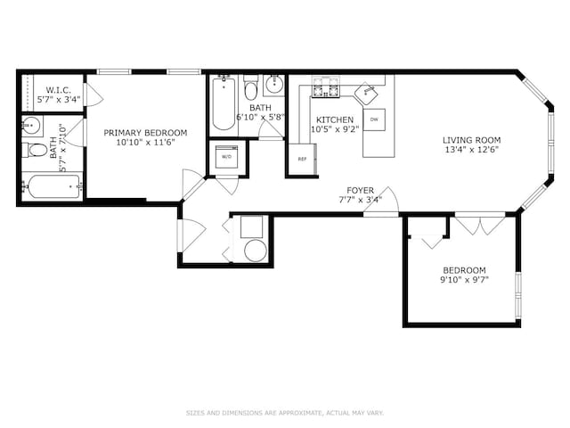 4507 N Paulina St Unit 2S, Chicago, IL 60640 - view of home floor plan