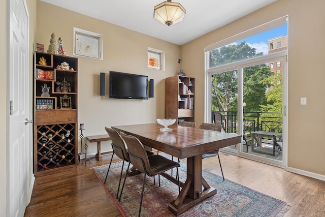 743 W 15th St, Chicago, IL 60607 - dining room with wood finished floors and baseboards