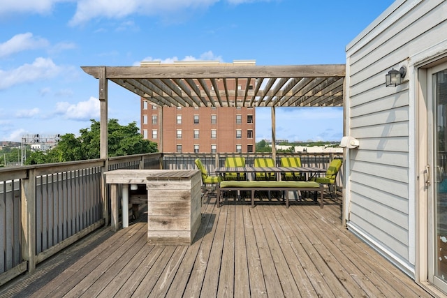 743 W 15th St, Chicago, IL 60607 - view of wooden deck