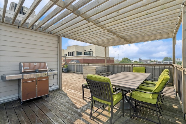743 W 15th St, Chicago, IL 60607 - deck featuring outdoor dining space and area for grilling