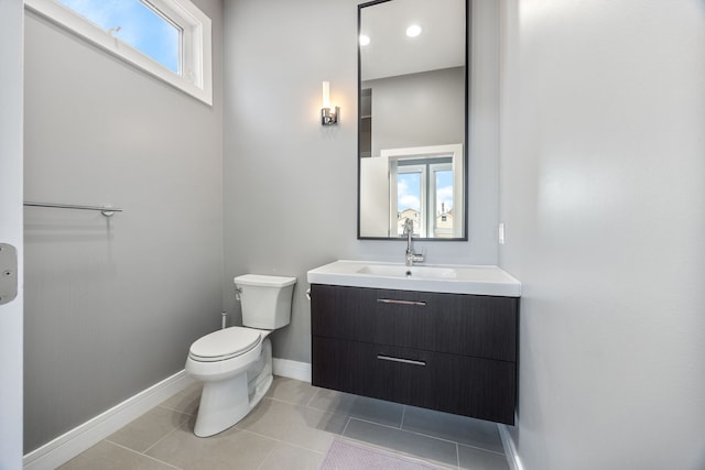 1123 W 19th St, Chicago, IL 60608 - bathroom featuring vanity and tile patterned flooring