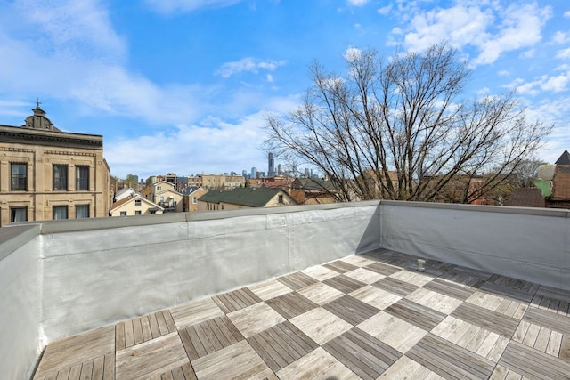 1123 W 19th St, Chicago, IL 60608 - view of wooden terrace
