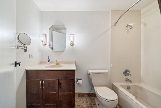 808 S Cedarcrest Dr, Schaumburg, IL 60193 - full bathroom featuring vanity and bathtub / shower combination