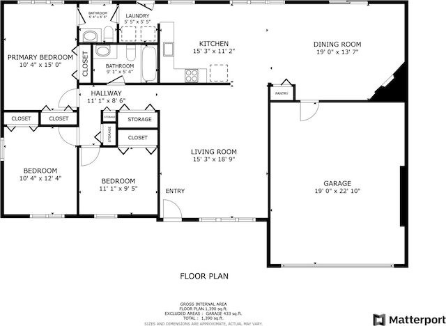 808 S Cedarcrest Dr, Schaumburg, IL 60193 - view of room layout