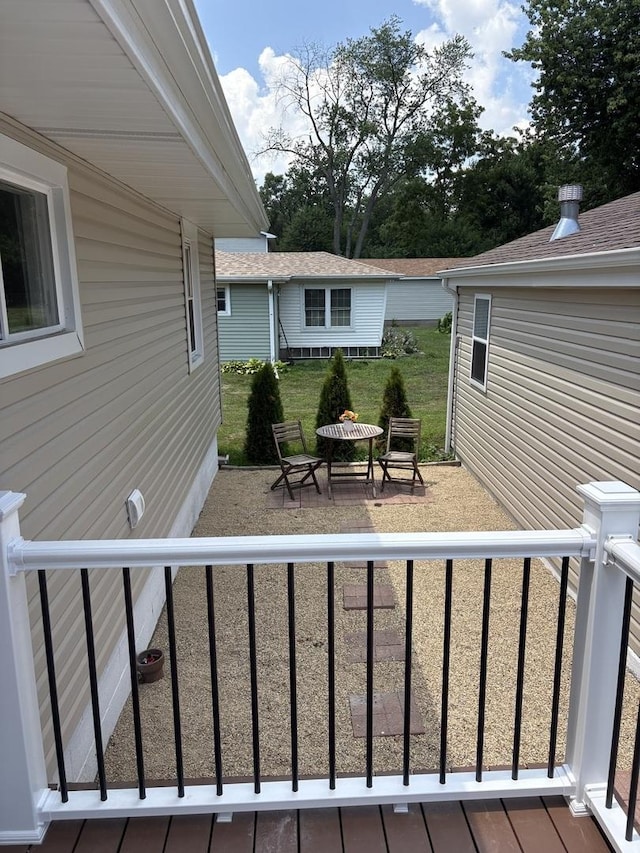 5101 W 1000 N Rd, Kankakee, IL 60901 - view of patio with a wooden deck