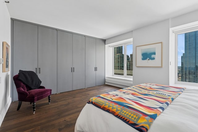 161 E Chicago Ave Unit 31F, Chicago, IL 60611 - bedroom featuring dark wood-style floors