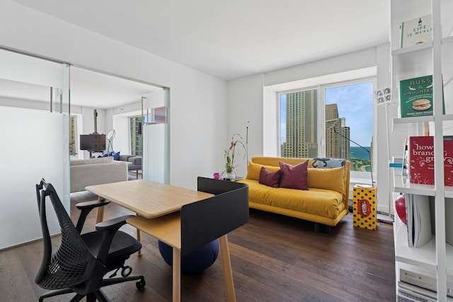 161 E Chicago Ave Unit 31F, Chicago, IL 60611 - office space featuring wood finished floors