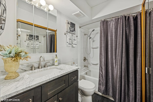 5204 Midlothian Unit 214, Crestwood, IL 60418 - bathroom featuring vanity and shower / bath combo with shower curtain
