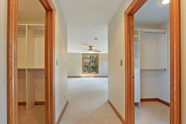 9804 Palmer Dr, Lakewood, IL 60014 - corridor featuring carpet flooring
