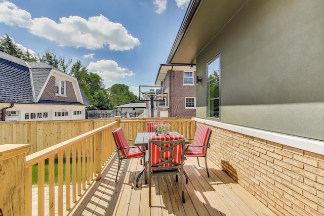 1437 Ashland Ave, River Forest, IL 60305 - view of wooden terrace