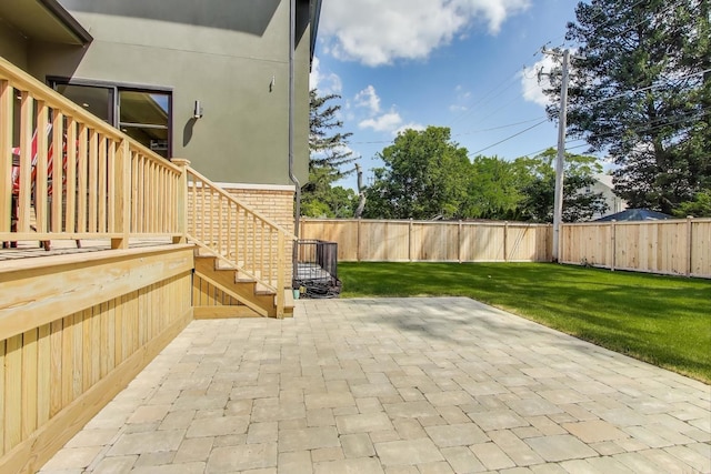 1437 Ashland Ave, River Forest, IL 60305 - fenced backyard with a patio and stairway