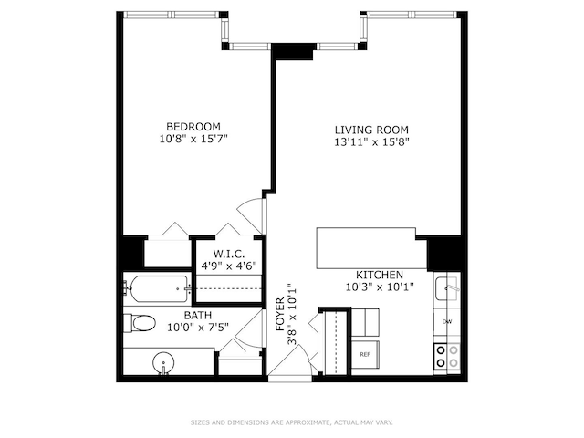 30 E Huron St Unit 2108, Chicago, IL 60611 - view of floor plan / room layout