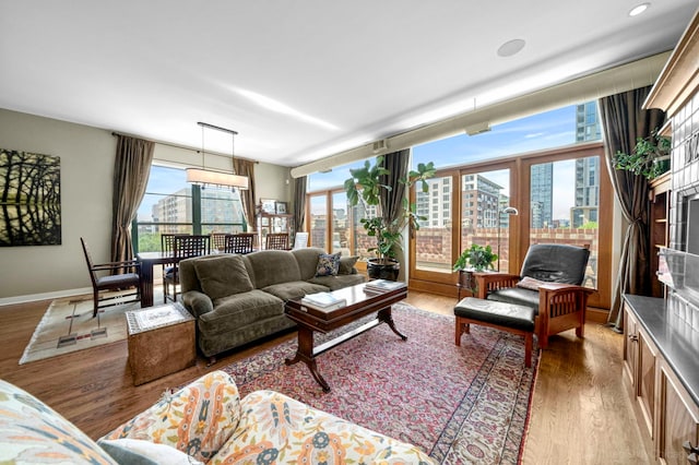 849 W Monroe St Unit Ph5, Chicago, IL 60607 - living area with wood finished floors and plenty of natural light
