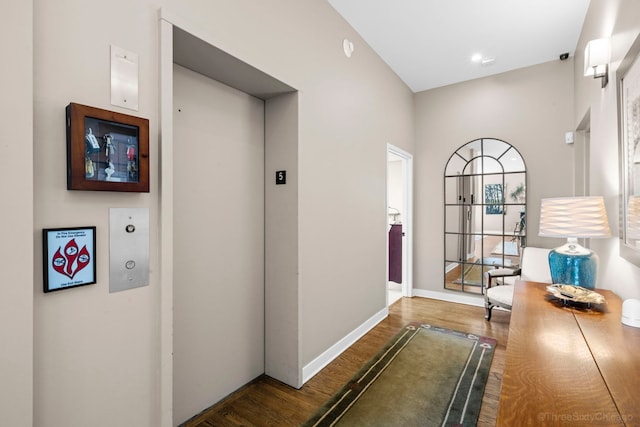 849 W Monroe St Unit Ph5, Chicago, IL 60607 - corridor with wood finished floors and elevator