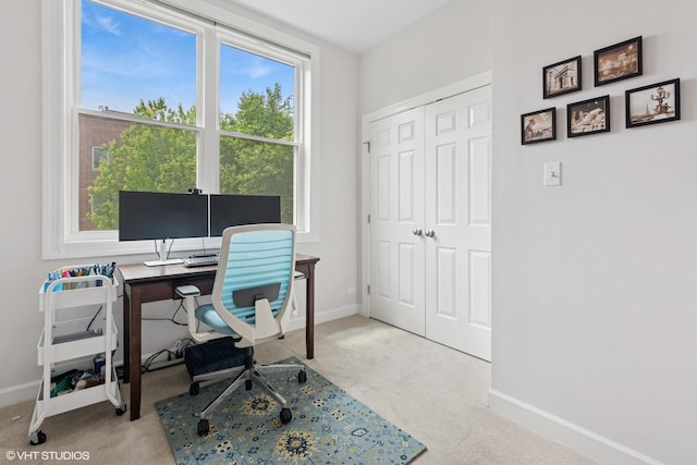 1931 N Campbell Ave Unit 2S, Chicago, IL 60647 - carpeted home office featuring baseboards