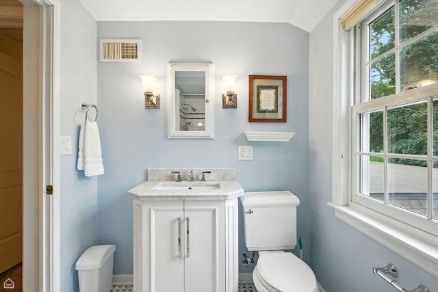 2907 Orchard Ave, Wilmette, IL 60091 - bathroom featuring vanity and plenty of natural light