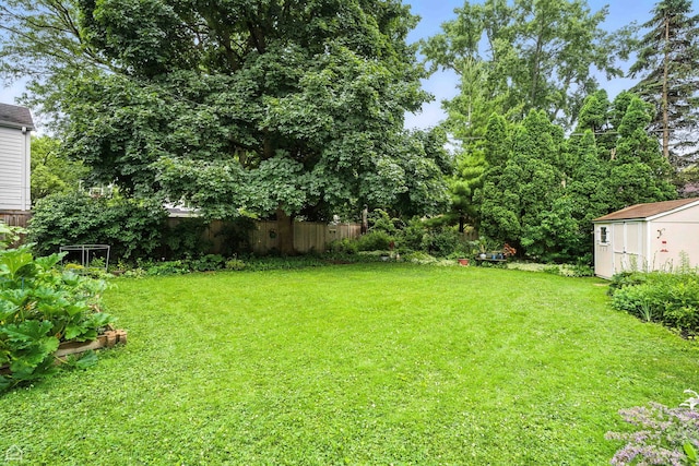 2907 Orchard Ave, Wilmette, IL 60091 - view of yard featuring a storage unit