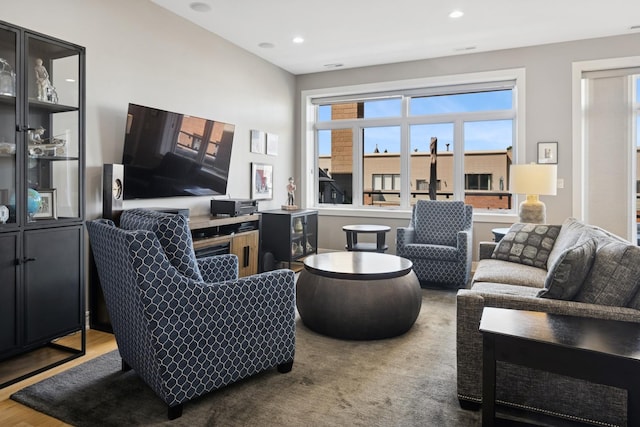4115 N Lincoln Ave Unit 4N, Chicago, IL 60618 - living room featuring recessed lighting