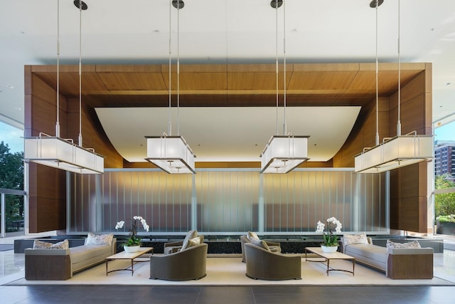 500 W Superior St Unit 1504, Chicago, IL 60654 - building lobby featuring wood walls