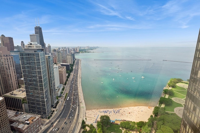 505 N Lake Shore Dr Unit 5910-5911, Chicago, IL 60611 - view of urban area with a highway and unending shoreline