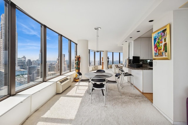 505 N Lake Shore Dr Unit 5910-5911, Chicago, IL 60611 - dining room with a city view