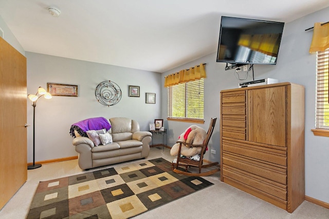 244 Prescott Ave, Elgin, IL 60124 - living room featuring carpet flooring and baseboards