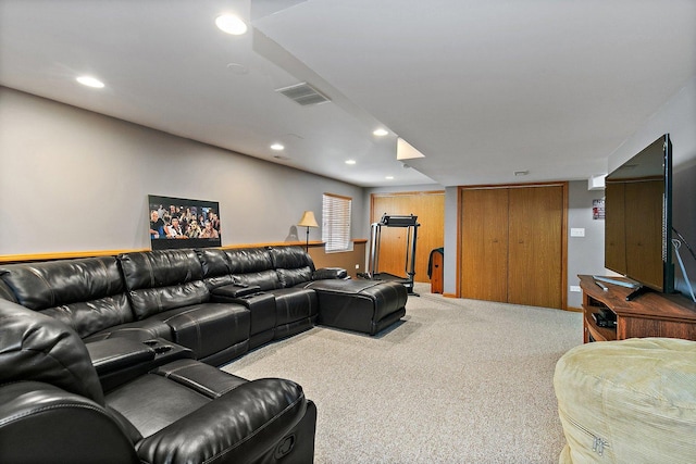 244 Prescott Ave, Elgin, IL 60124 - carpeted living room featuring recessed lighting