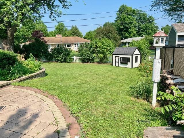 1413 Eustace Dr, Dixon, IL 61021 - view of yard with a shed