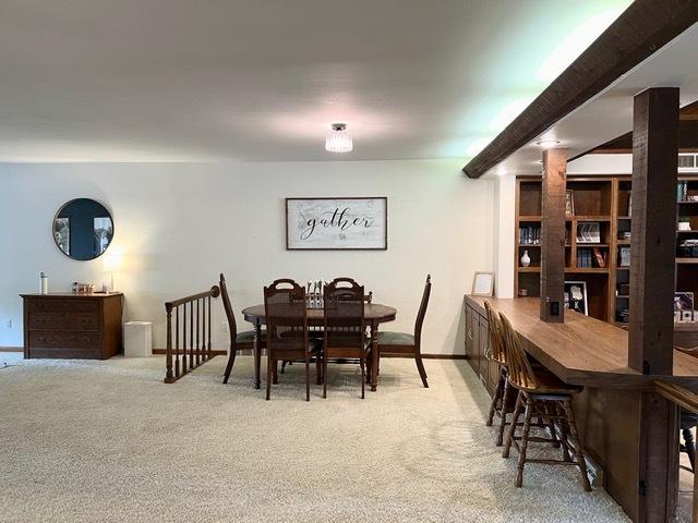 1413 Eustace Dr, Dixon, IL 61021 - dining room with light carpet