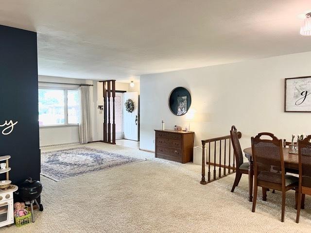 1413 Eustace Dr, Dixon, IL 61021 - dining area featuring carpet