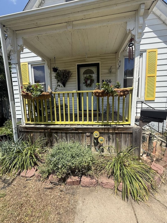 106 E Poplar St, Normal, IL 61761 - view of exterior entry with a porch