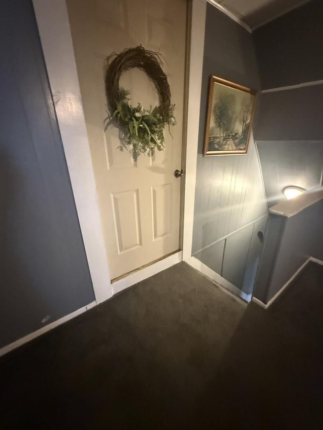 106 E Poplar St, Normal, IL 61761 - hall with carpet floors