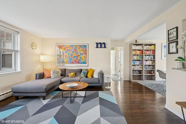 2427 W Farragut Ave Unit 1A, Chicago, IL 60625 - living area with wood finished floors
