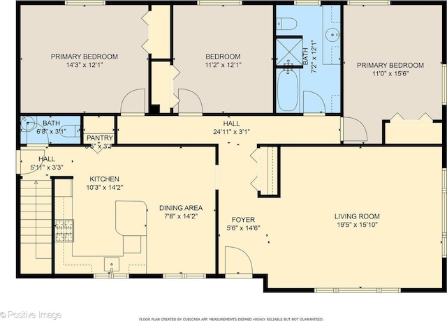 628 W 15th St, Chicago Heights, IL 60411 - view of property floor plan