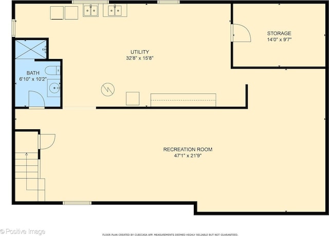 628 W 15th St, Chicago Heights, IL 60411 - view of room layout