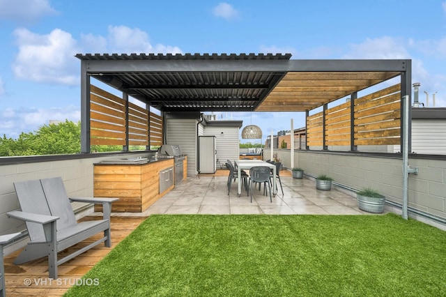 2125 N Mozart St Unit 3, Chicago, IL 60647 - view of patio / terrace featuring area for grilling