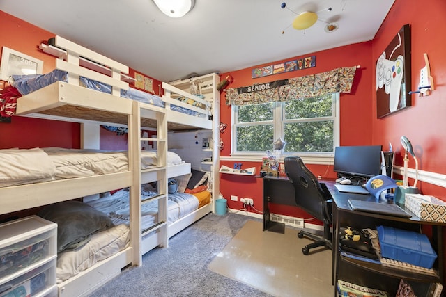2N477 Bernice Ave, Glen Ellyn, IL 60137 - carpeted bedroom featuring a desk
