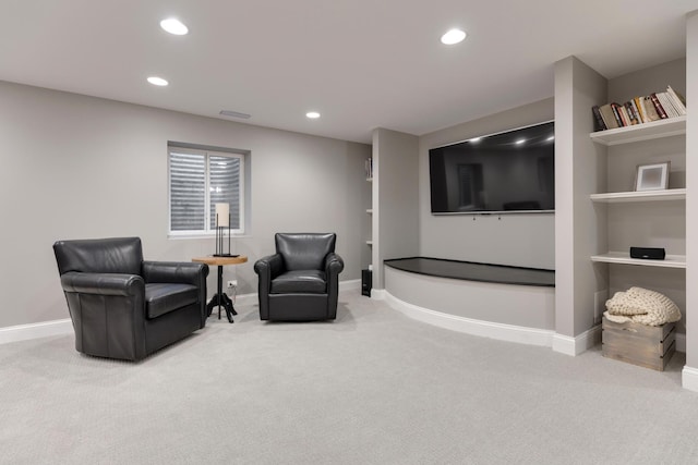 700 E Sunnyside Ave, Libertyville, IL 60048 - sitting room featuring carpet flooring and recessed lighting
