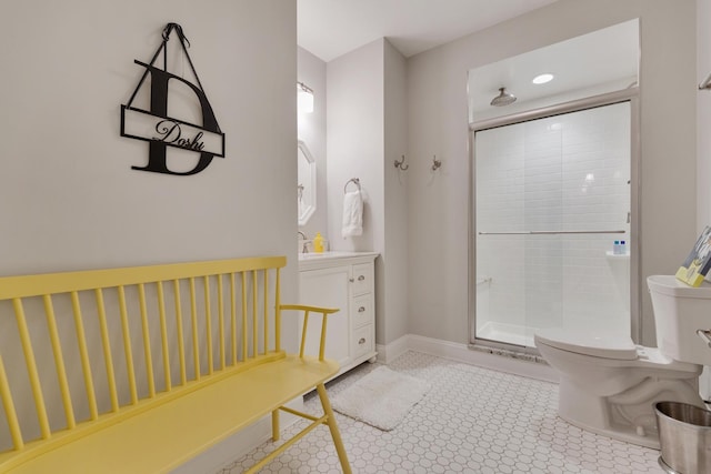 700 E Sunnyside Ave, Libertyville, IL 60048 - full bath featuring a stall shower and vanity