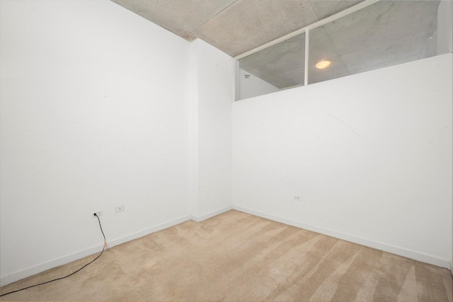 235 W Van Buren St Unit 1720, Chicago, IL 60607 - spare room featuring carpet floors and baseboards