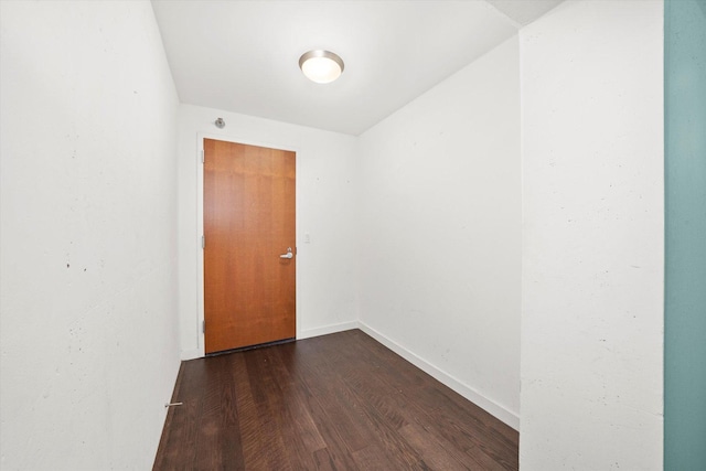 235 W Van Buren St Unit 1720, Chicago, IL 60607 - hallway with dark wood-type flooring and baseboards