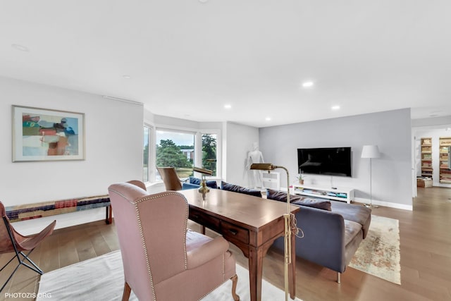 300 Thames Pkwy Unit 2A, Park Ridge, IL 60068 - dining space featuring light wood finished floors and recessed lighting