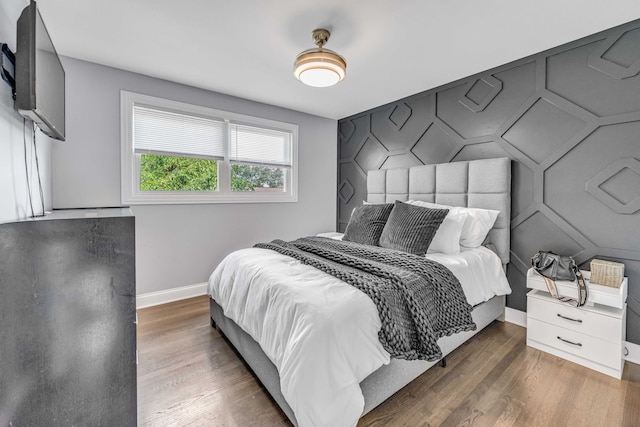 9113 Sycamore Dr, Hickory Hills, IL 60457 - bedroom with baseboards and wood finished floors