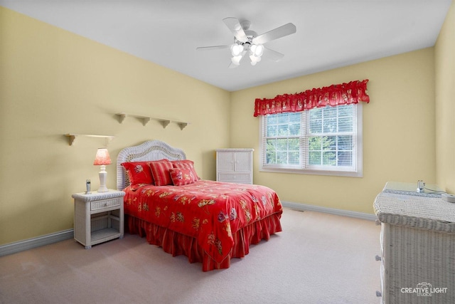 1105 Thoroughbred Cir, Saint Charles, IL 60174 - carpeted bedroom featuring baseboards and ceiling fan