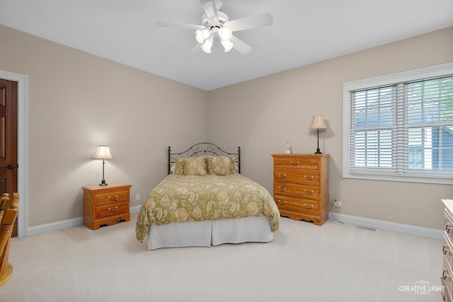 1105 Thoroughbred Cir, Saint Charles, IL 60174 - carpeted bedroom featuring baseboards and ceiling fan