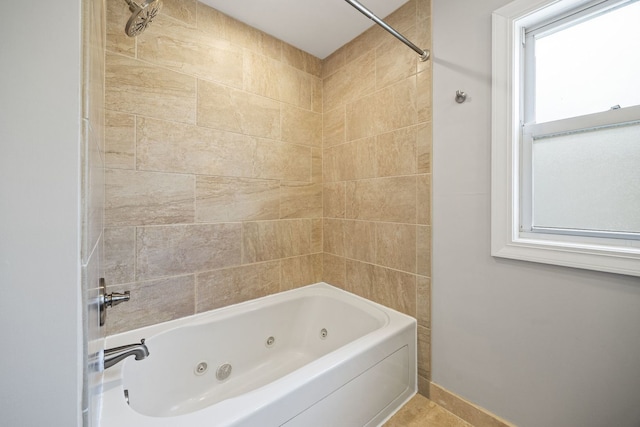 6037 N Nagle Ave, Chicago, IL 60646 - bathroom featuring a combined bath / shower with jetted tub